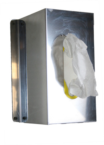 Stainless Steel Rubber Glove or Tissue Dispenser