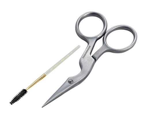 Tweezerman Brow Shaping Scissors & Brush