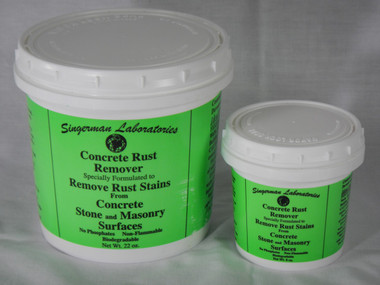rust remover concrete singerman laboratories