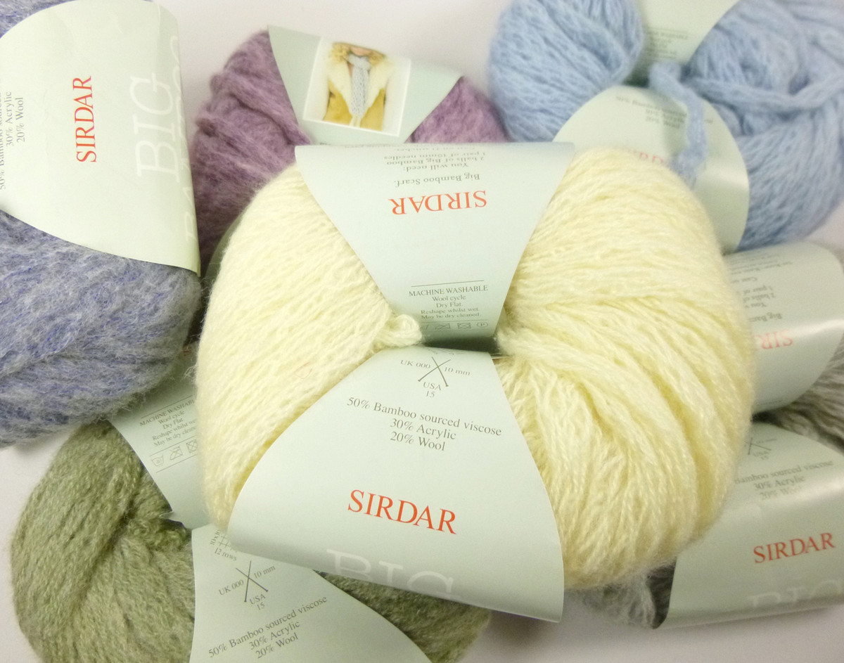 Sirdar Big Bamboo Knitting Yarn Outback Yarns