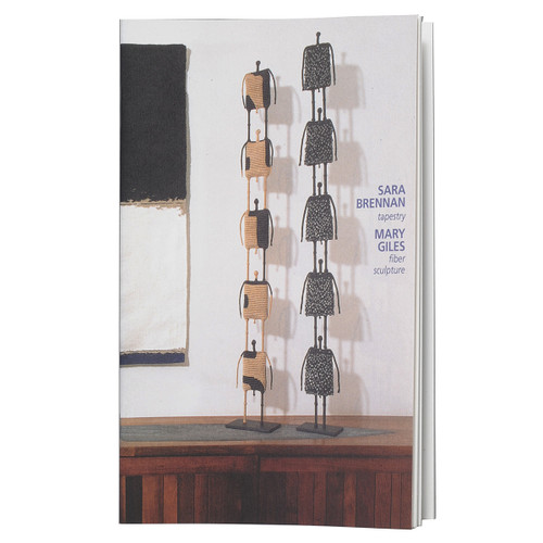 Sara Brennan tapestry and Mary Giles fiber sculpture