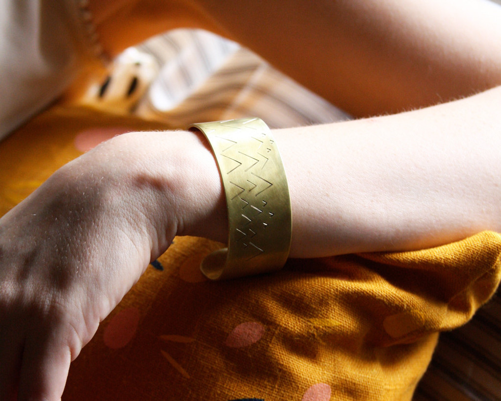 Little Mountain Brass Cuff