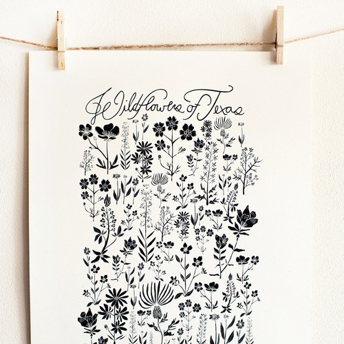 Wildflowers of Texas Poster
