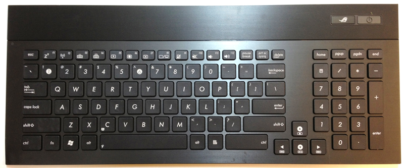Asus G74 Laptop Keyboard Key Replacement - ReplacementLaptopKeys.com