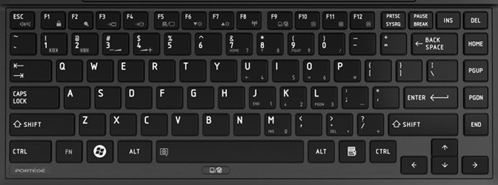 Your R835 Series keyboard keys should look the same as below.