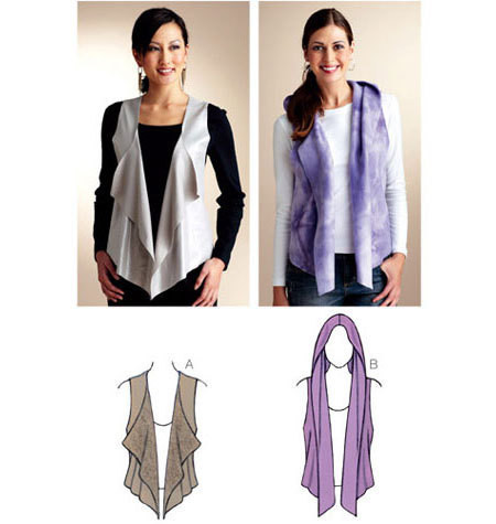 Sewing Pattern - Womens Pattern For Sleepwear Tank Top Pattern Sewing Pattern - Womens Pattern for Vest Pattern and Hoodie Pattern - Kwik Sew #K3838 - Sewing Pattern - Womens Pattern For Sleepwear Tank Top Pattern