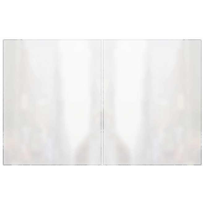 Two panel book style All Clear Menu Cover Two panel book style All Clear Menu Cover