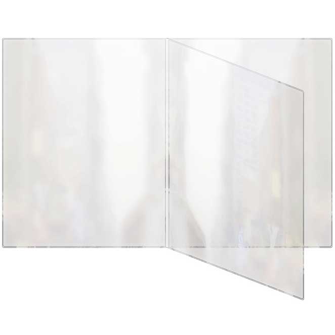 Triple all clear booklet style menu cover Triple all clear booklet style menu cover