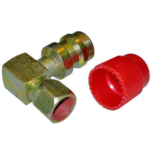 Retrofit fitting with cap Retrofit fitting with cap