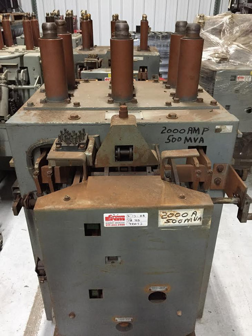 AM-13.8-500-5H-B GE Magne-Blast 2000A 15KV Air Circuit Breaker AM-13.8-500-5H-B GE Magne-Blast 2000A 15KV Air Circuit Breaker