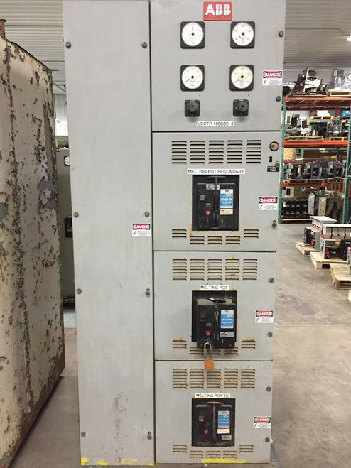 ABB 480V Single Section Distribution Switchgear K-Line (#141) ABB 480V Single Section Distribution Switchgear K-Line (#141)
