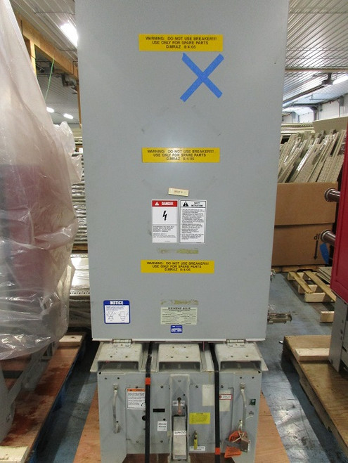 FC-1000B Siemens-Allis 2000A 15KV Air Circuit Breaker (Parts Breaker) FC-1000B Siemens-Allis 2000A 15KV Air Circuit Breaker (Parts Breaker)