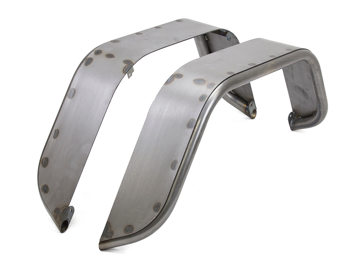 6" Flare Rear Tube Fenders Steel GenRight Jeep Parts
