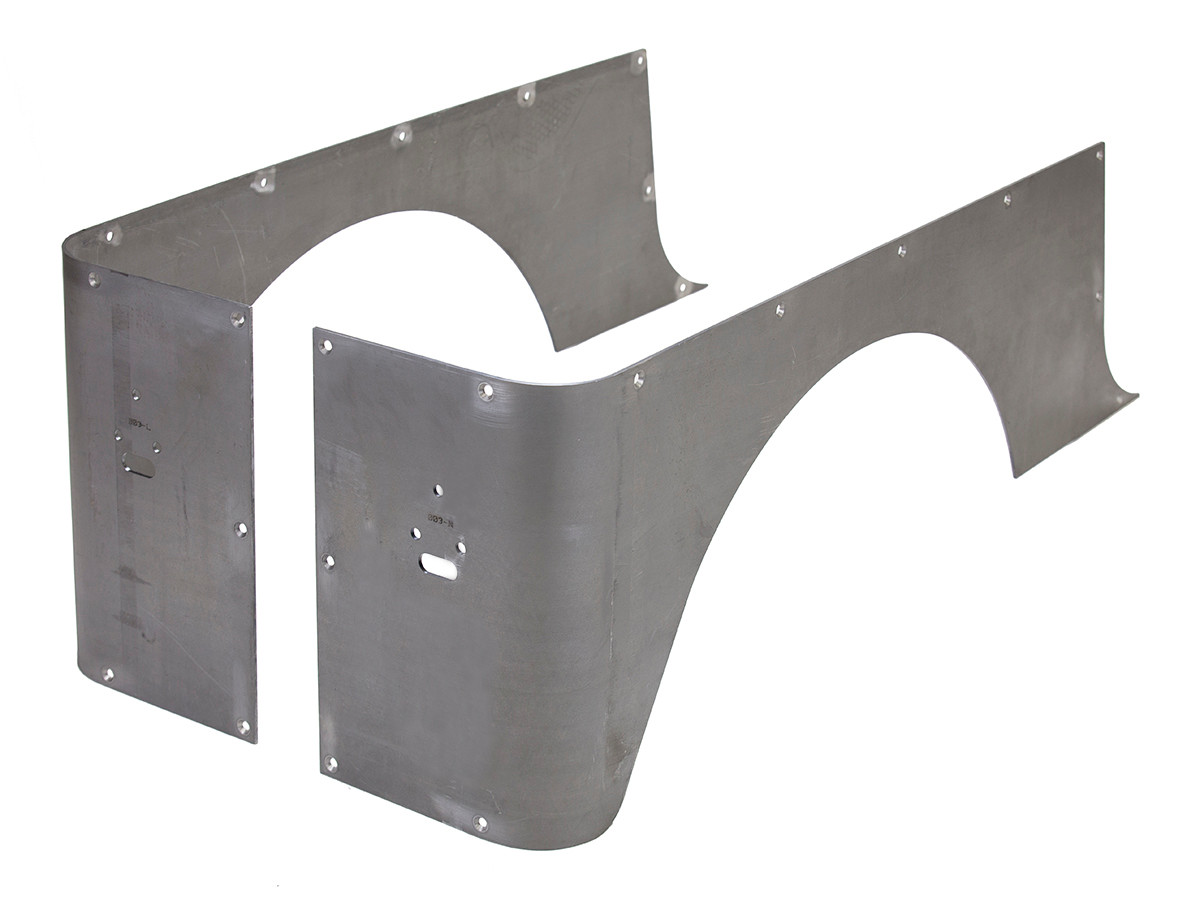 YJ Full Corner Guards (Stretch) Steel GenRight Jeep Parts