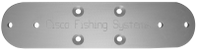 Cisco Cross Plates: Cisco Fishing Systems Double Rod Holder Cross-Plate
