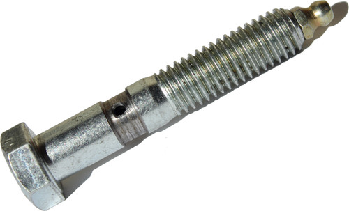 Zerk bolt for bandsaw blade guide systems on portable sawmills and resaws