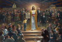 One Nation Under God 10 X 15 OE - Litho Print