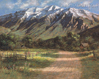 Timpanogos Shadows 11 x 14 OE - Litho Print