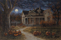 Happy Halloween 10x15 OE - Litho Print