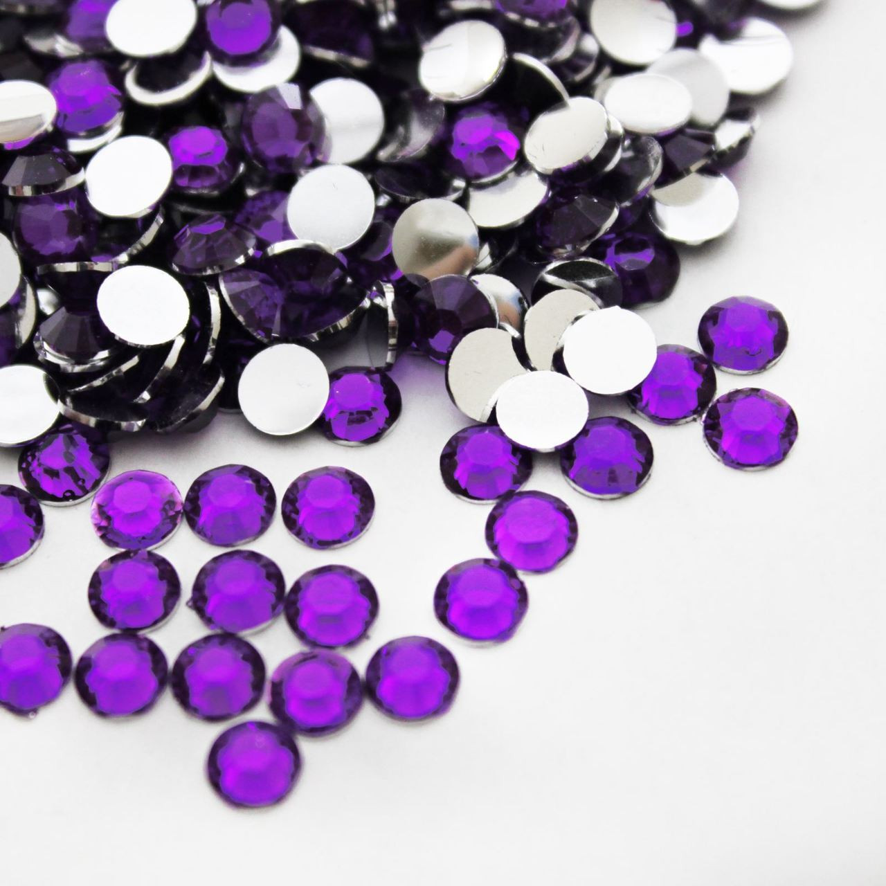 Flat back Rhinestones Purple Crafty Critters
