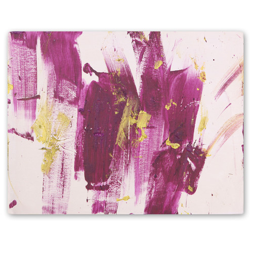 Purple and Gold Abstract Art on Stretched Canvas. Purple and Gold Abstract Art on Stretched Canvas.