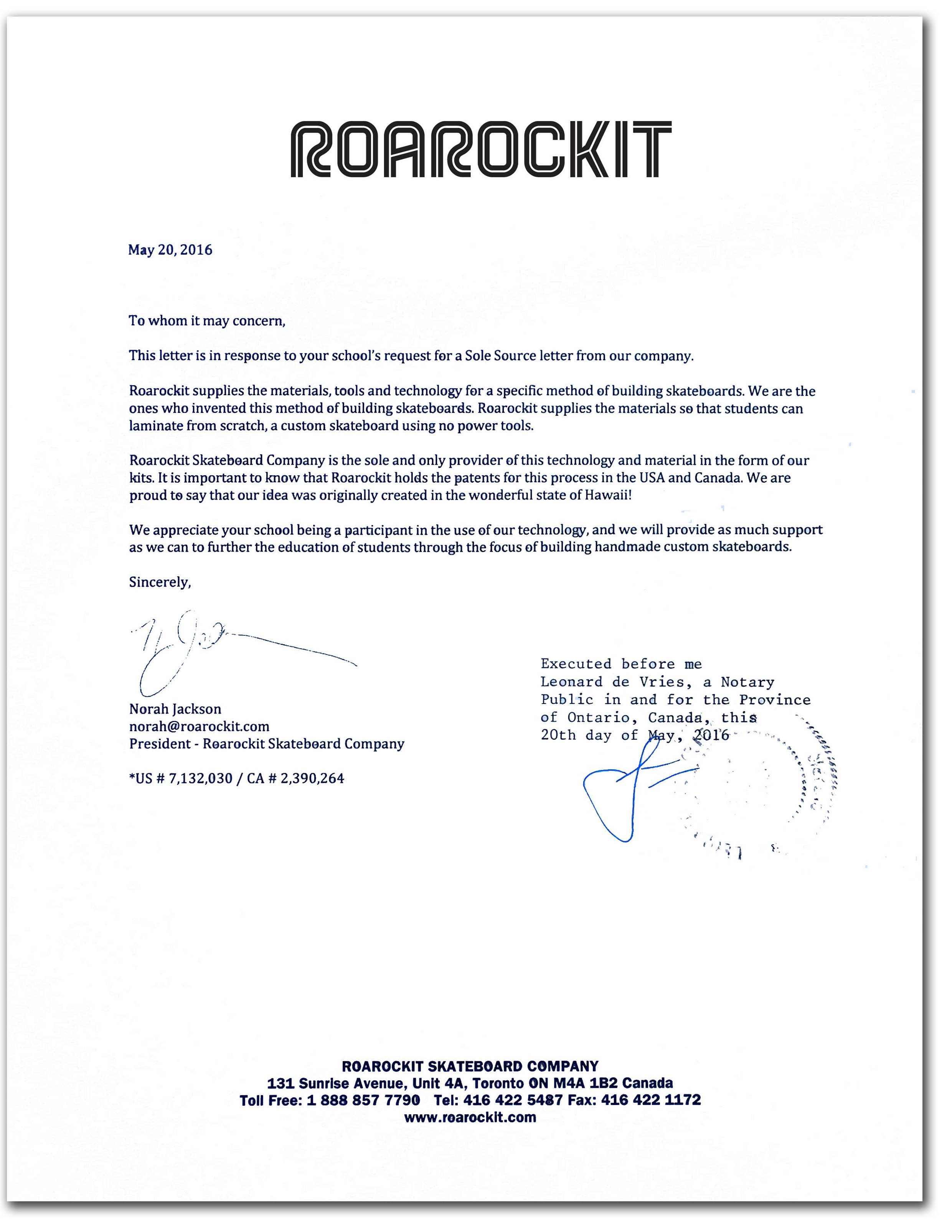 Sole Source Letter Template - FREE DOWNLOAD