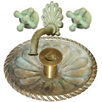 cast bronze sink & faucet