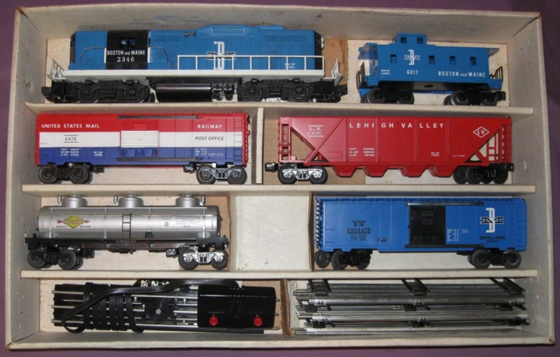 Complete Sets 1966 12800 Boston & Maine Five Car Diesel Freight Set