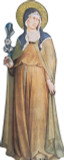 St. Clare Lifesize Standee