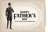Dapper Dad Father's Day Greeting Card