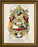 Traditional Sacraments of Initiation Record Certificate in Gold Frame