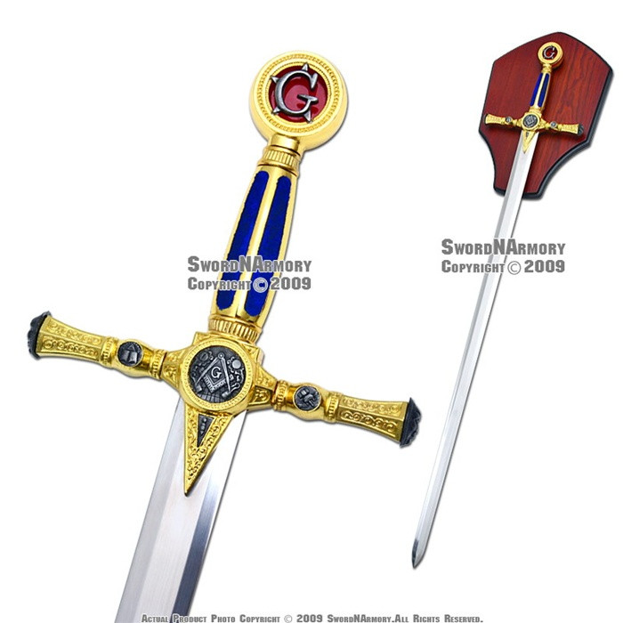 This is the 39" Fraternal Masonic Sword Templar Knight Freemasonry. The