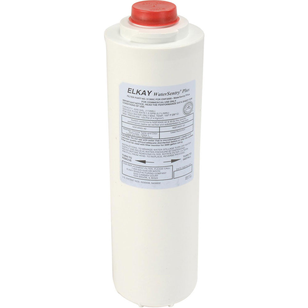 Elkay 51300C_3PK Water Sentry Plus Replacement Water Filters 3 Pack