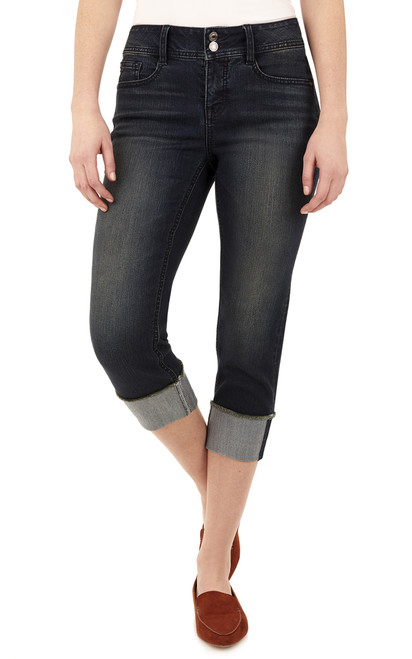 Curvy Embellished Cropped Jeans In Aire