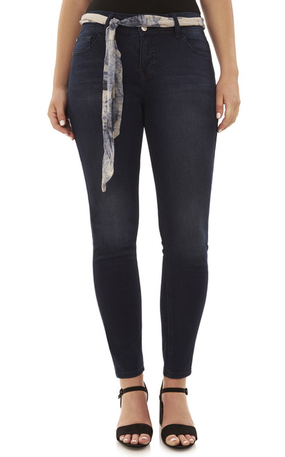 Basic Curvy Skinny Jeans In Royal