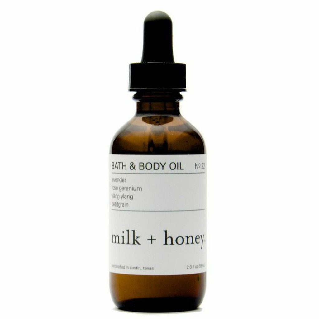 Bath & Body Oil - Ylang Ylang, Rose Geranium, Petitgrain