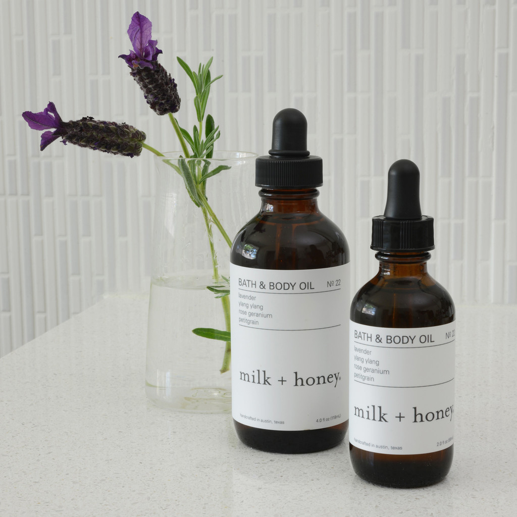 Bath & Body Oil - Ylang Ylang, Rose Geranium, Petitgrain