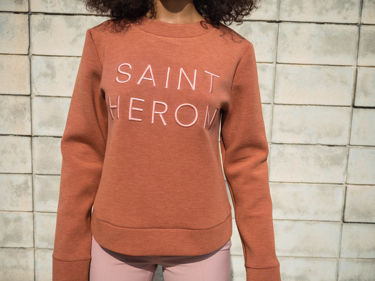 C/MEO FOR SAINT HERON NEXT PHASE SWEATER - ROSEWOOD