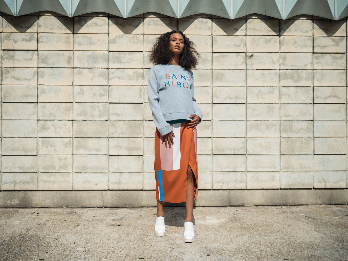 C/MEO FOR SAINT HERON NEW PHASE SWEATER - GREY MULTI