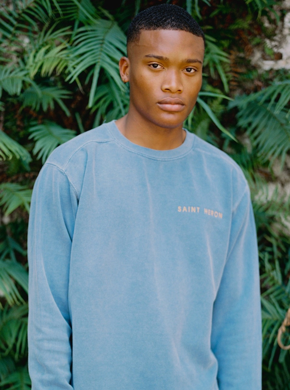 SAINT HERON UNISEX CREWNECK SWEATSHIRT - BLUE/YELLOW (SOLD OUT)