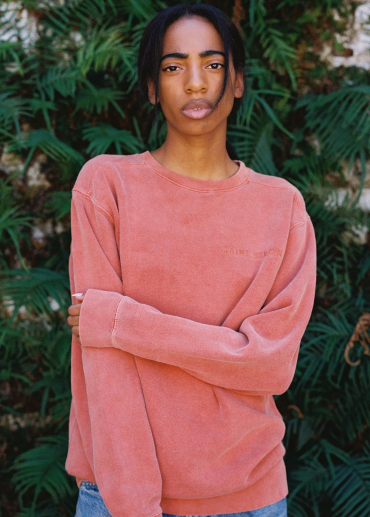 SAINT HERON UNISEX CREWNECK SWEATSHIRT - YAM/YAM