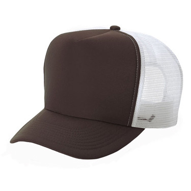 blank brown trucker hat