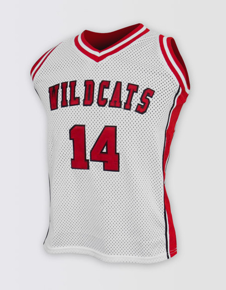 Chad Danforth 8 East High School Wildcats Red Basketball Jersey HSM3 (30)  at  Men's Clothing store