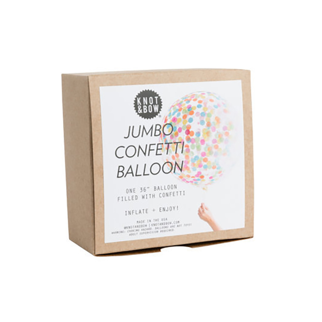 Jumbo Confetti Balloon, Assorted