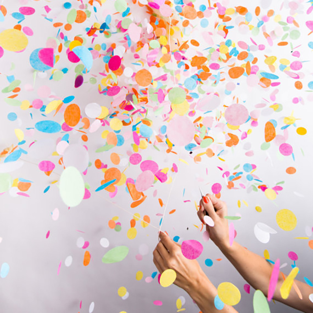 Jumbo Confetti Balloon, Assorted