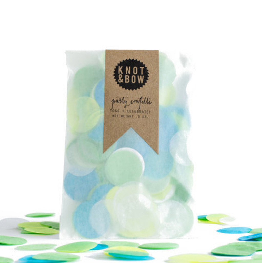 Party Confetti Bag, Blue