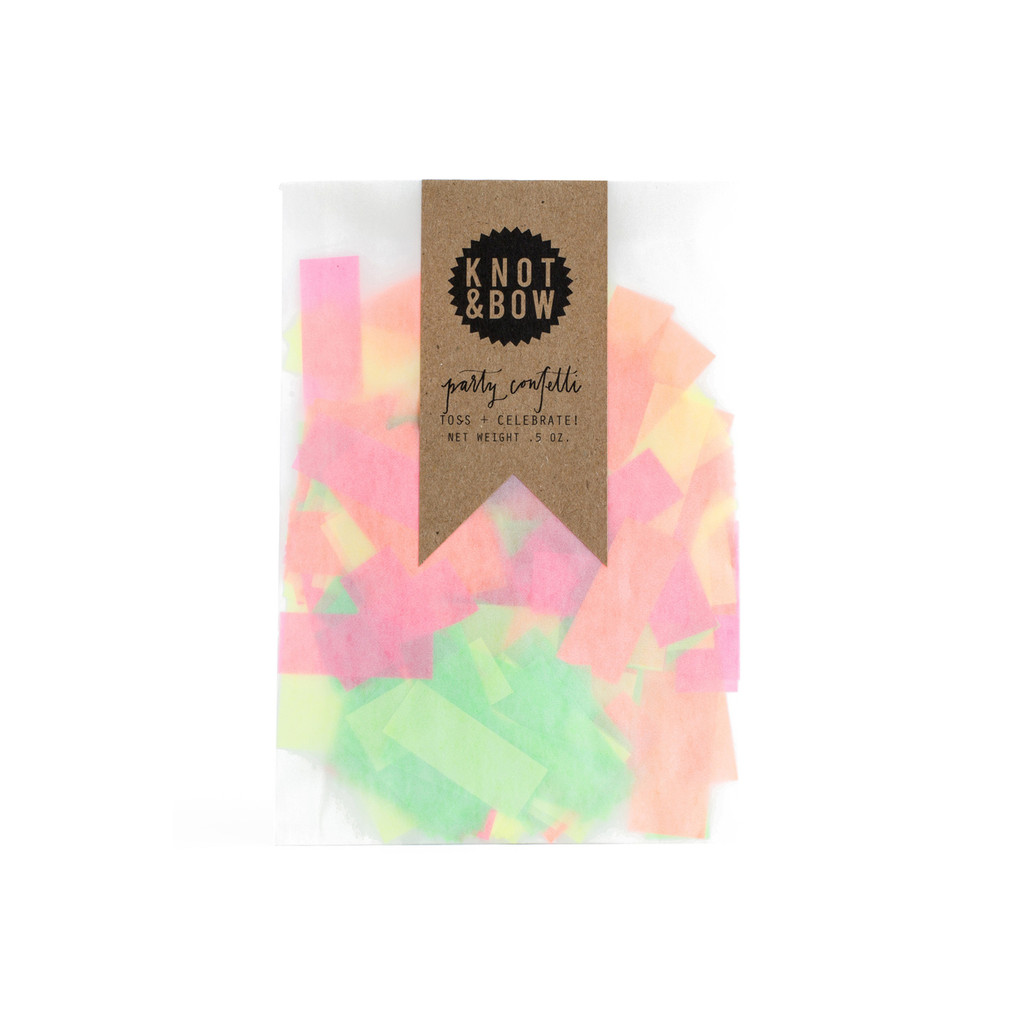 Party Confetti Bag, Neon