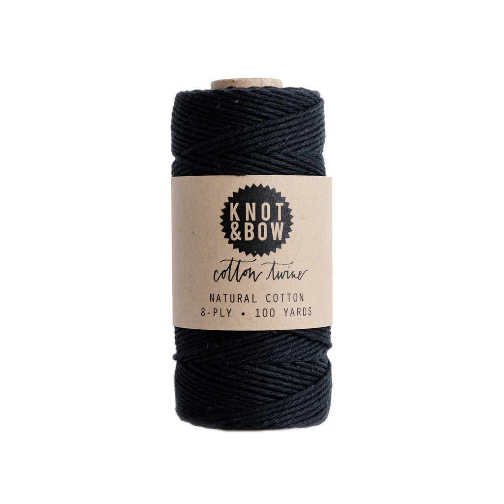 Cotton Twine, Black