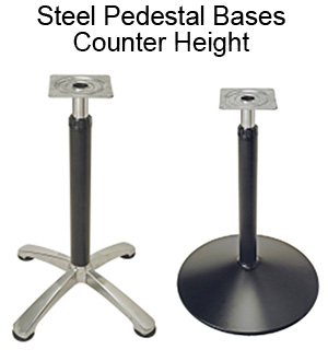 Pedestal Bases for Desks & Tables Quick Free Shipping
