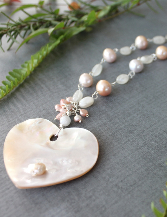 Shell Heart Necklace